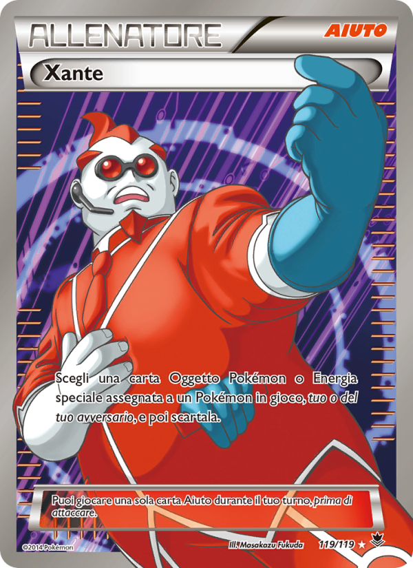 Xante 119/124 — Forze Spettrali (Italian Pokémon TCG card)