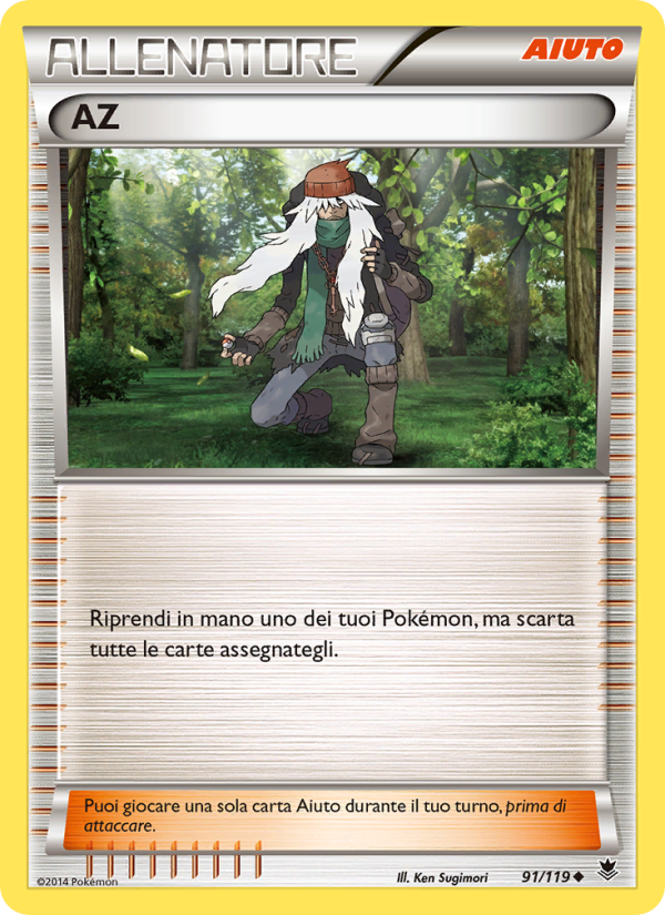 AZ 091/124 — Forze Spettrali (Italian Pokémon TCG card)