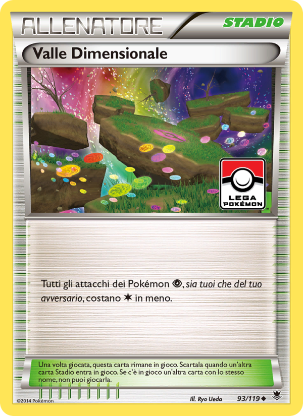 Valle Dimensionale 093/124 — Forze Spettrali (Italian Pokémon TCG card)