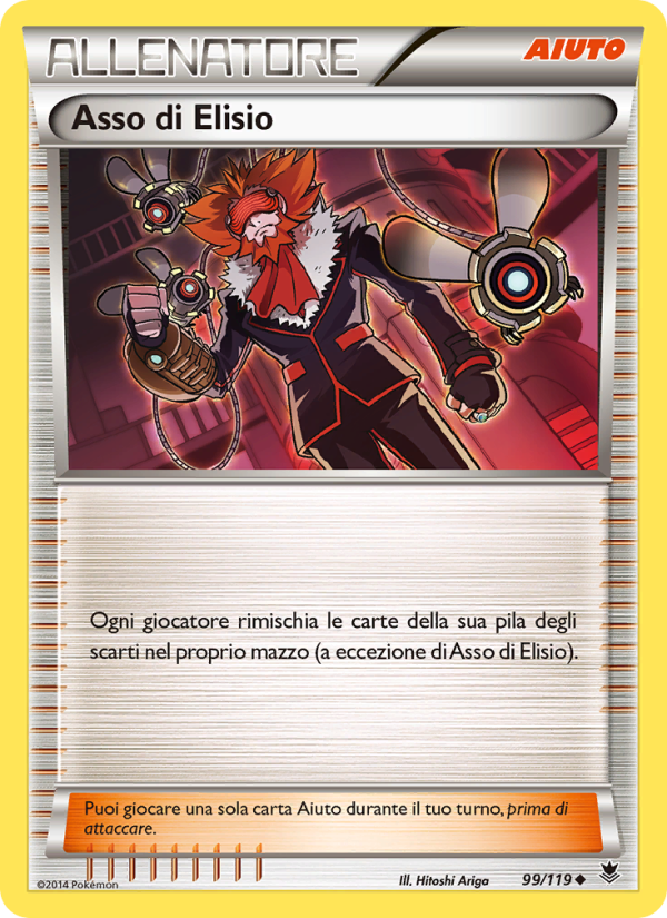 Asso di Elisio 099/124 — Forze Spettrali (Italian Pokémon TCG card)