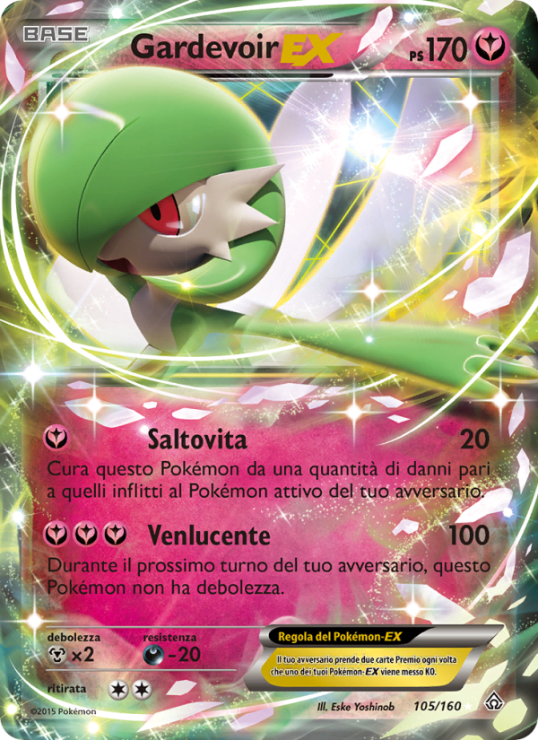Gardevoir EX 105/164 — Scontro Primordiale (Italian Pokémon TCG card)
