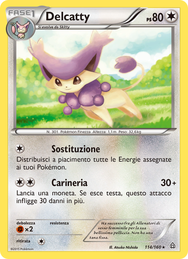 Delcatty 114/164 — Scontro Primordiale (Italian Pokémon TCG card)