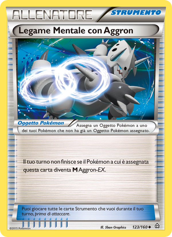 Legame Mentale con Aggron 123/164 — Scontro Primordiale (Italian Pokémon TCG card)
