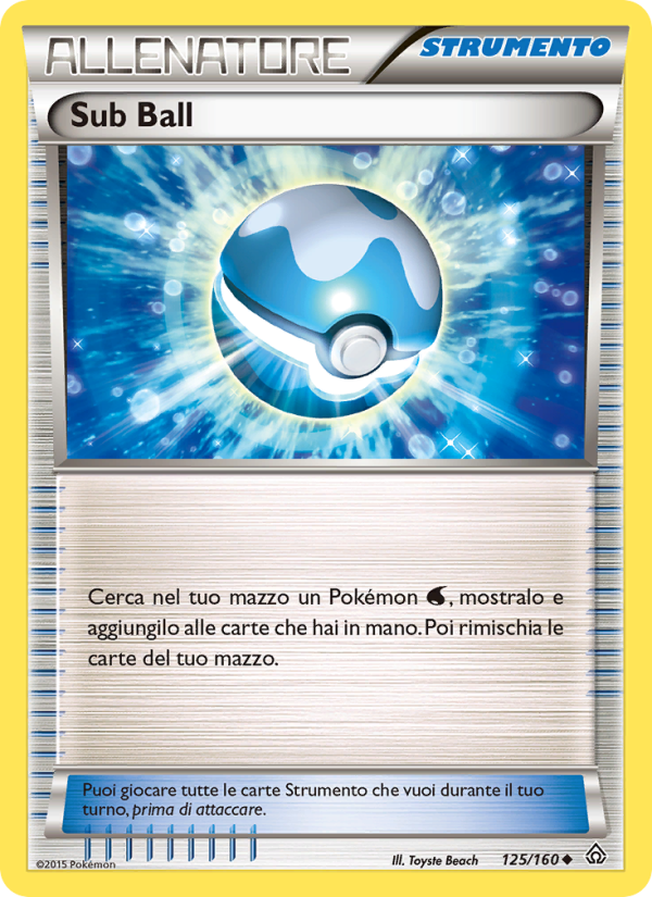 Sub Ball 125/164 — Scontro Primordiale (Italian Pokémon TCG card)