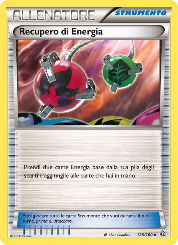 Recupero di Energia 126/164 — Scontro Primordiale (Italian Pokémon TCG card)