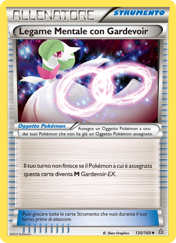 Legame Mentale con Gardevoir 130/164 — Scontro Primordiale (Italian Pokémon TCG card)