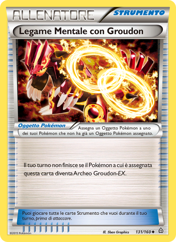 Legame Mentale con Groudon 131/164 — Scontro Primordiale (Italian Pokémon TCG card)