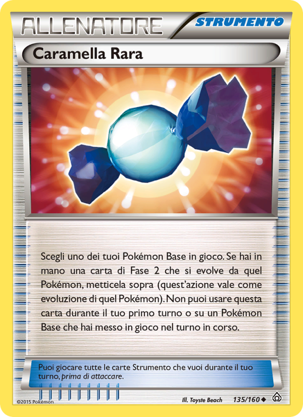 Caramella Rara 135/164 — Scontro Primordiale (Italian Pokémon TCG card)