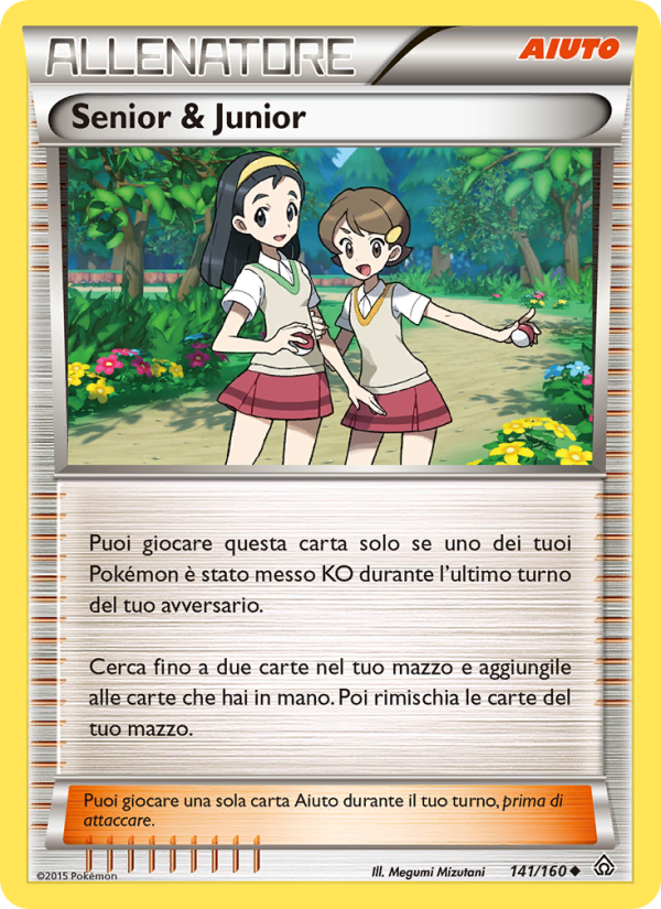 Senior & Junior 141/164 — Scontro Primordiale (Italian Pokémon TCG card)