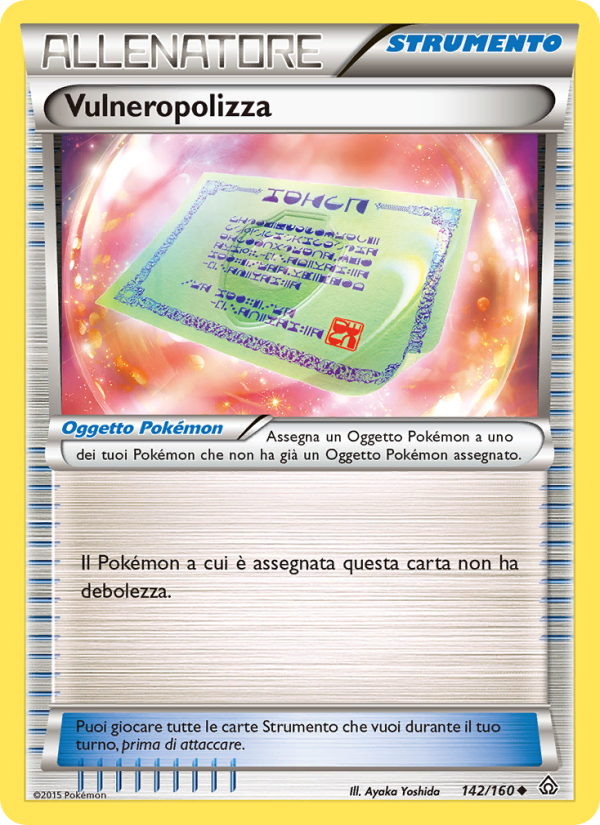 Vulneropolizza 142/164 — Scontro Primordiale (Italian Pokémon TCG card)