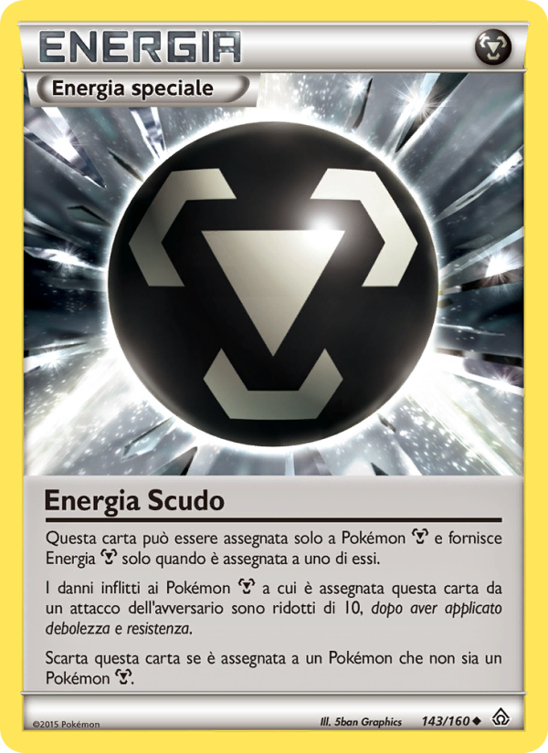 Energia Scudo 143/164 — Scontro Primordiale (Italian Pokémon TCG card)
