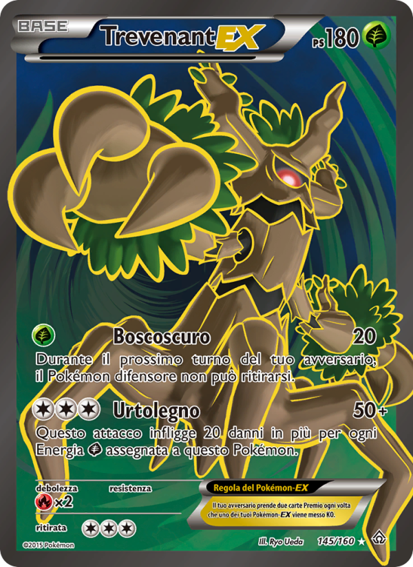 Trevenant EX 145/164 — Scontro Primordiale (Italian Pokémon TCG card)