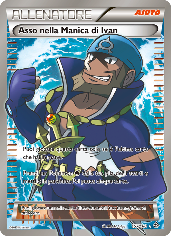 Asso nella Manica di Ivan 157/164 — Scontro Primordiale (Italian Pokémon TCG card)