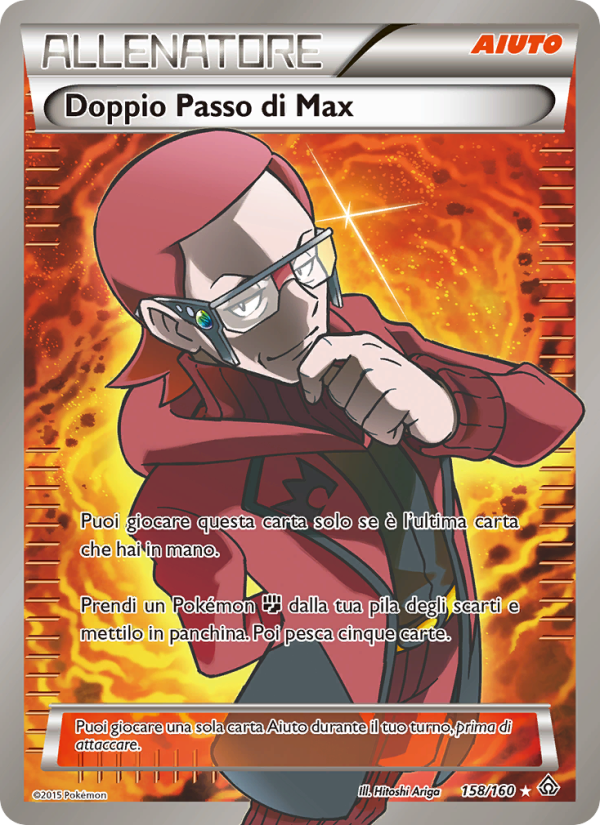 Doppio Passo di Max 158/164 — Scontro Primordiale (Italian Pokémon TCG card)