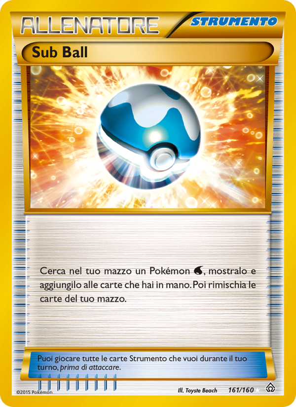 Sub Ball 161/164 — Scontro Primordiale (Italian Pokémon TCG card)