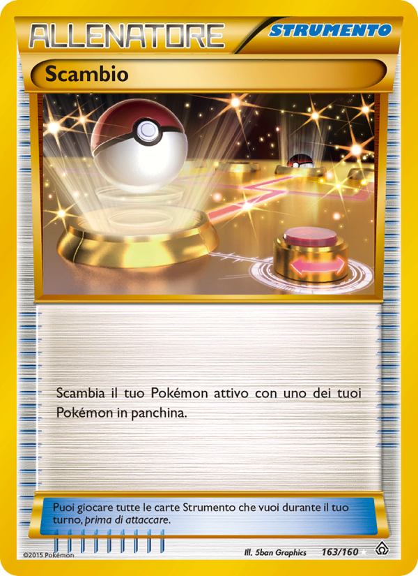 Scambio 163/164 — Scontro Primordiale (Italian Pokémon TCG card)