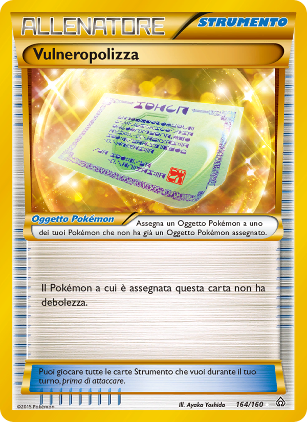 Vulneropolizza 164/164 — Scontro Primordiale (Italian Pokémon TCG card)