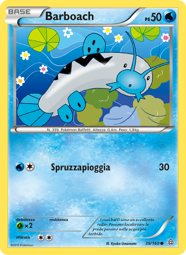 Barboach 039/164 — Scontro Primordiale (Italian Pokémon TCG card)