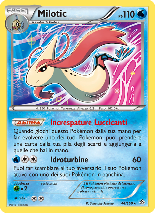 Milotic 044/164 — Scontro Primordiale (Italian Pokémon TCG card)