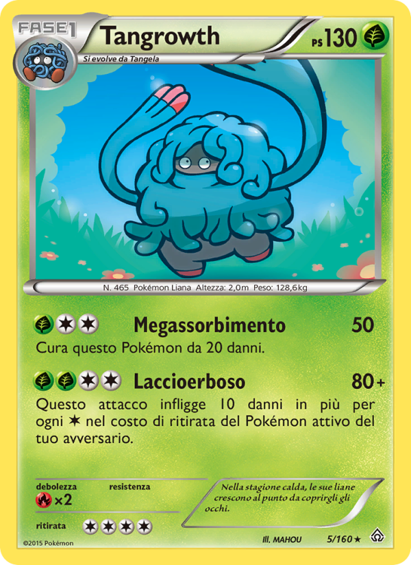 Tangrowth 005/164 — Scontro Primordiale (Italian Pokémon TCG card)