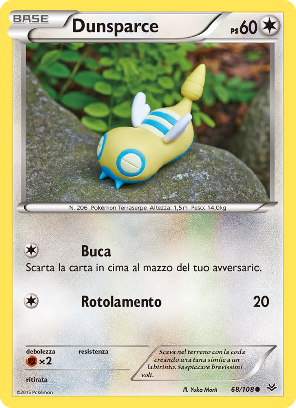 Dunsparce 068/112 — Furie Volanti (Italian Pokémon TCG card)