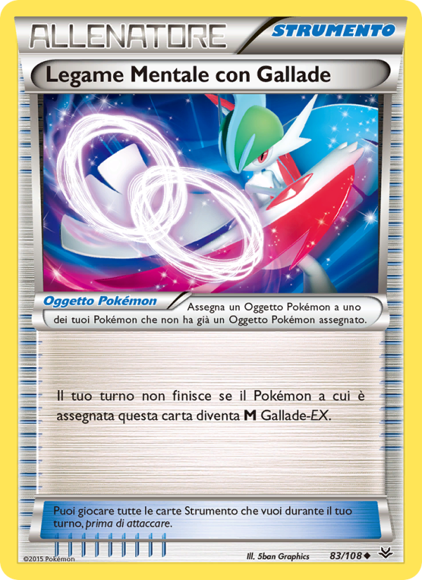 Legame Mentale con Gallade 083/112 — Furie Volanti (Italian Pokémon TCG card)