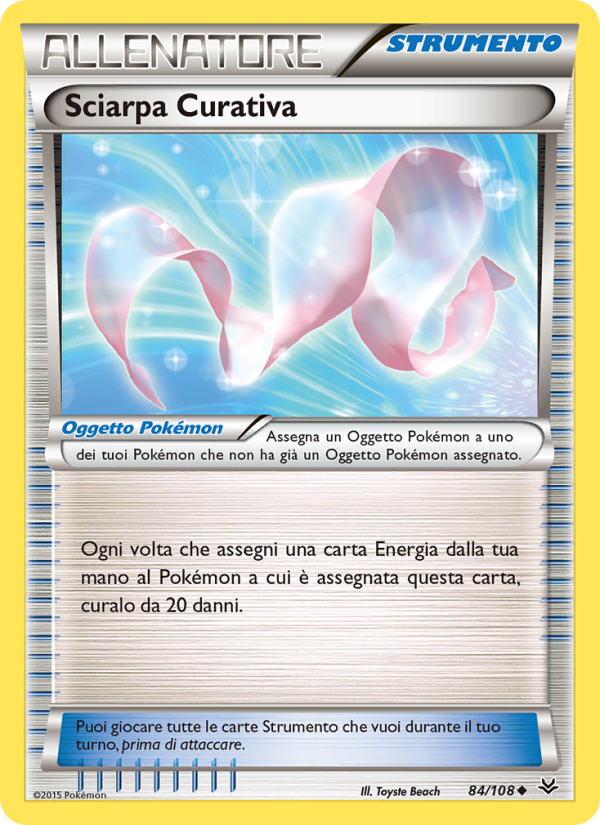 Sciarpa Curativa 084/112 — Furie Volanti (Italian Pokémon TCG card)
