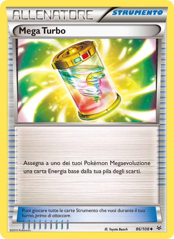 Mega Turbo 086/112 — Furie Volanti (Italian Pokémon TCG card)