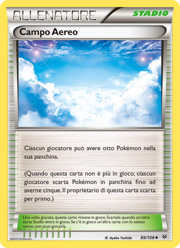 Campo Aereo 089/112 — Furie Volanti (Italian Pokémon TCG card)