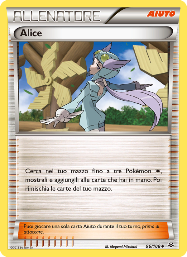 Alice 096/112 — Furie Volanti (Italian Pokémon TCG card)