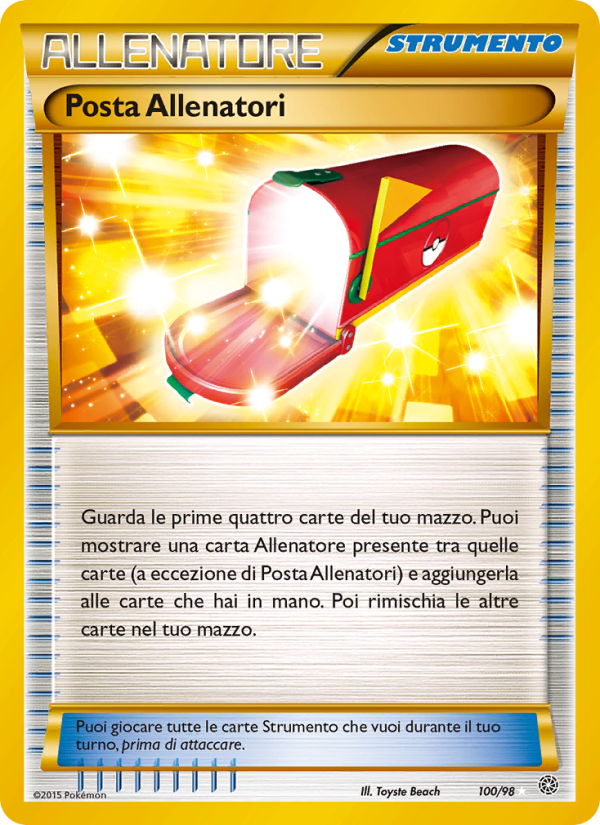Posta Allenatori 100/101 — Antiche Origini (Italian Pokémon TCG card)