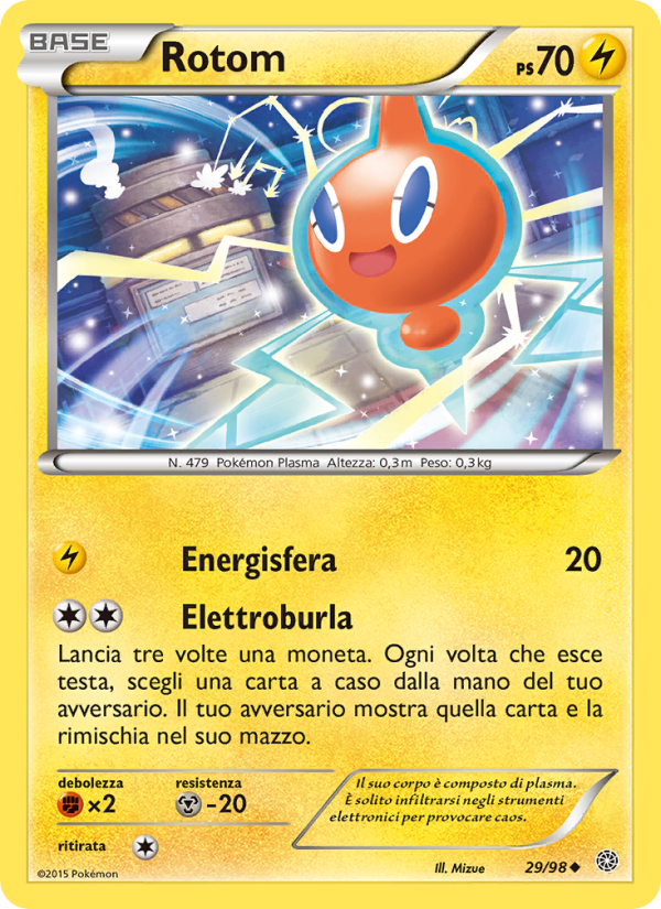 Rotom 029/101 — Antiche Origini (Italian Pokémon TCG card)