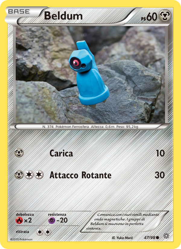 Beldum 047/101 — Antiche Origini (Italian Pokémon TCG card)
