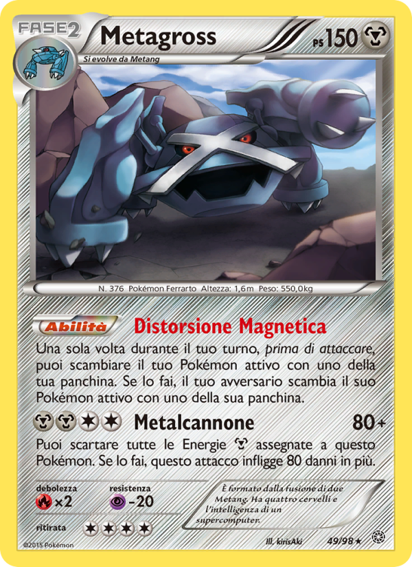 Metagross 049/101 — Antiche Origini (Italian Pokémon TCG card)