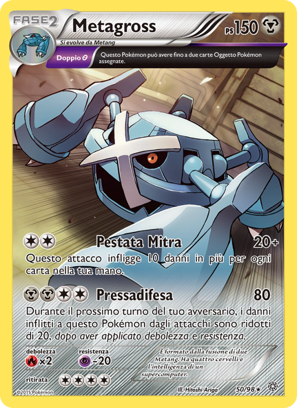 Metagross 050/101 — Antiche Origini (Italian Pokémon TCG card)