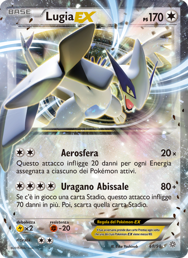 Lugia EX 068/101 — Antiche Origini (Italian Pokémon TCG card)