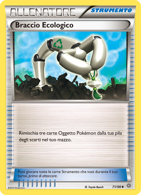 Braccio Ecologico 071/101 — Antiche Origini (Italian Pokémon TCG card)