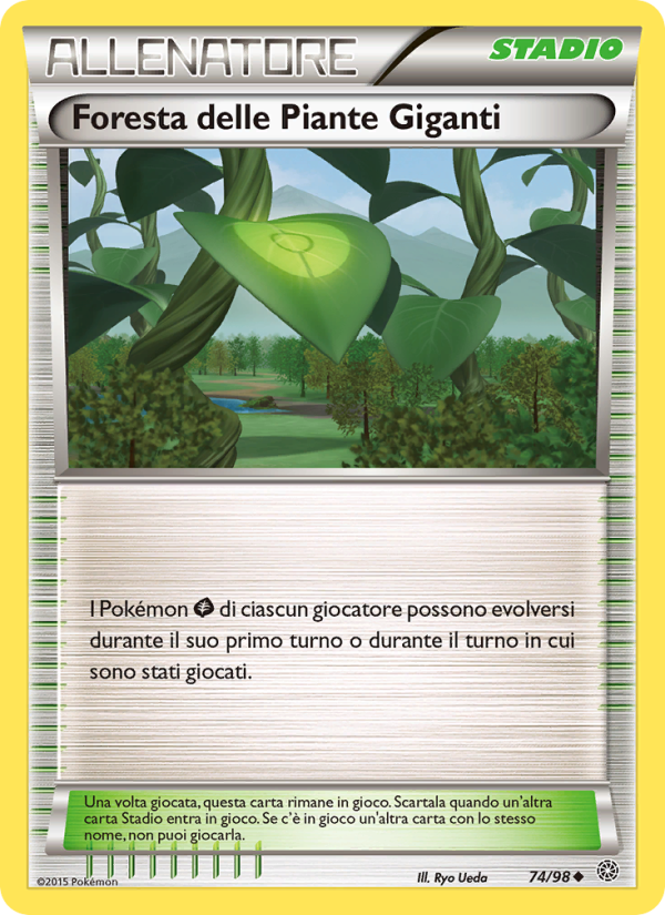 Foresta delle Piante Giganti 074/101 — Antiche Origini (Italian Pokémon TCG card)