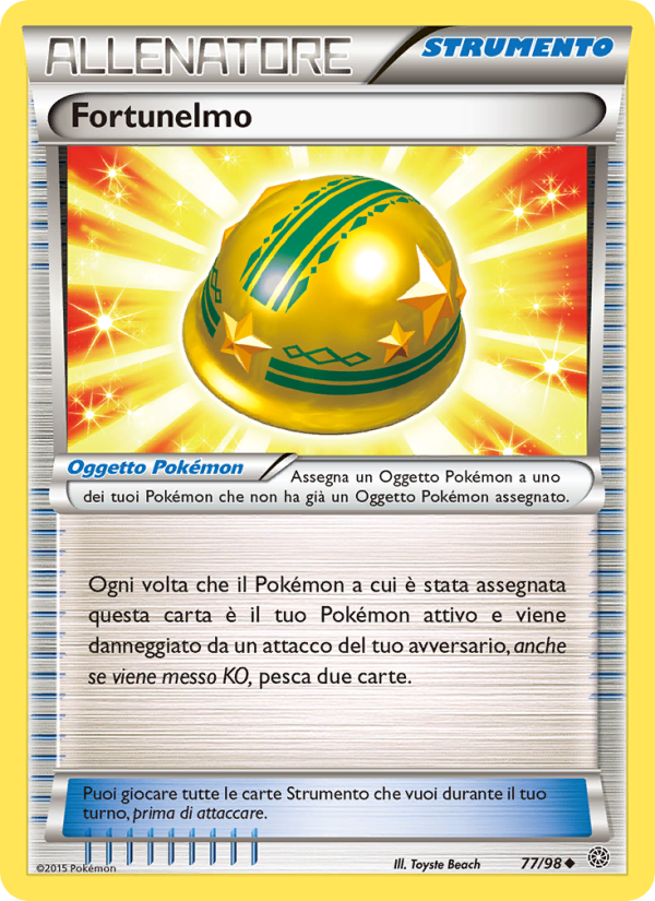 Fortunelmo 077/101 — Antiche Origini (Italian Pokémon TCG card)