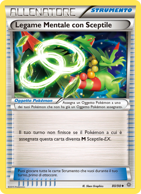 Legame Mentale con Sceptile 080/101 — Antiche Origini (Italian Pokémon TCG card)
