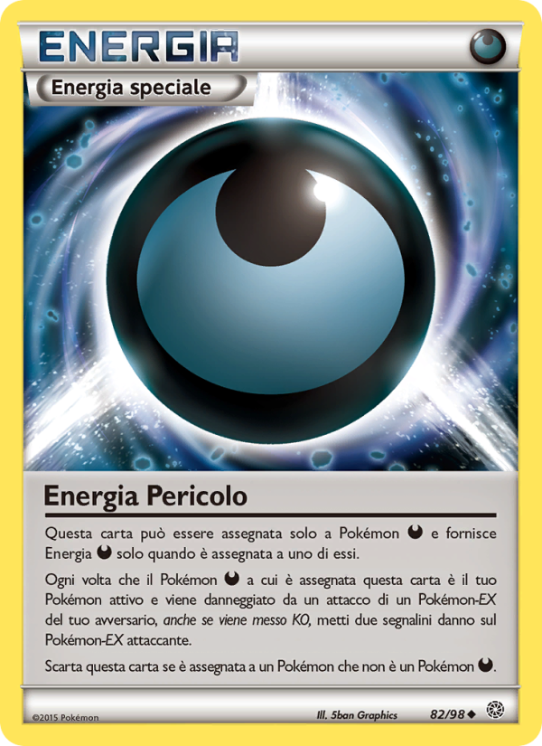 Energia Pericolo 082/101 — Antiche Origini (Italian Pokémon TCG card)