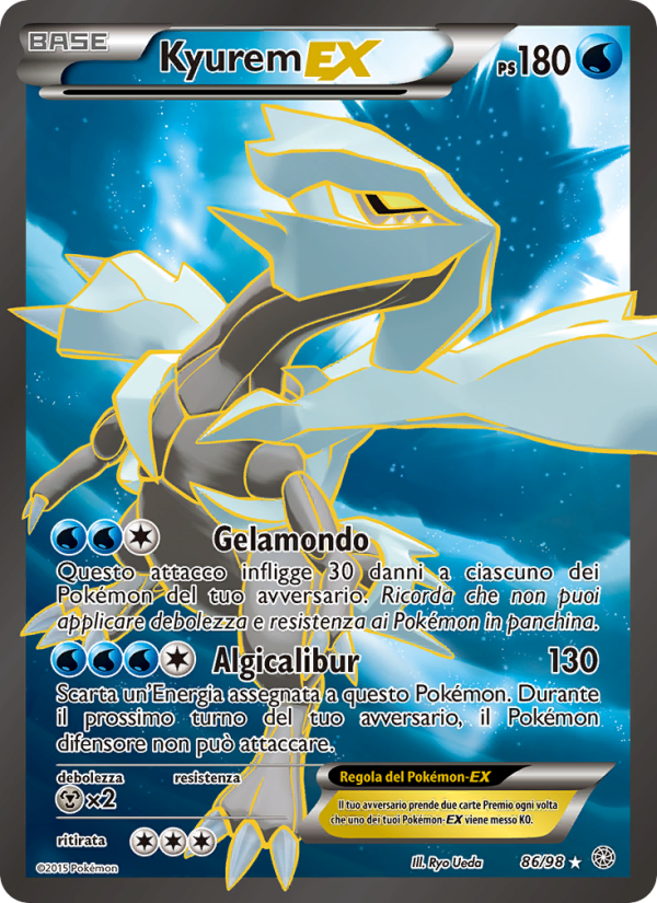 Kyurem EX 086/101 — Antiche Origini (Italian Pokémon TCG card)