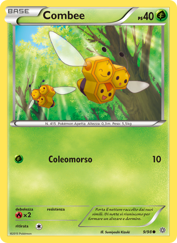 Combee 009/101 — Antiche Origini (Italian Pokémon TCG card)