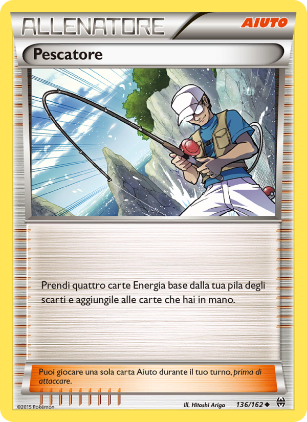 Pescatore 136/165 — Turbo Blitz (Italian Pokémon TCG card)
