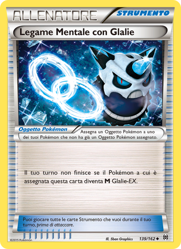 Legame Mentale con Glalie 139/165 — Turbo Blitz (Italian Pokémon TCG card)