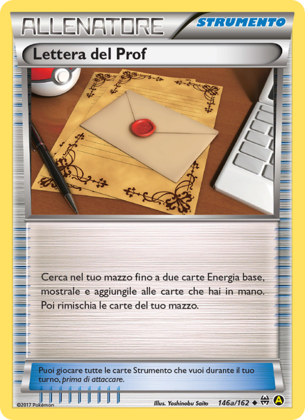 Lettera del Prof 146/165 — Turbo Blitz (Italian Pokémon TCG card)