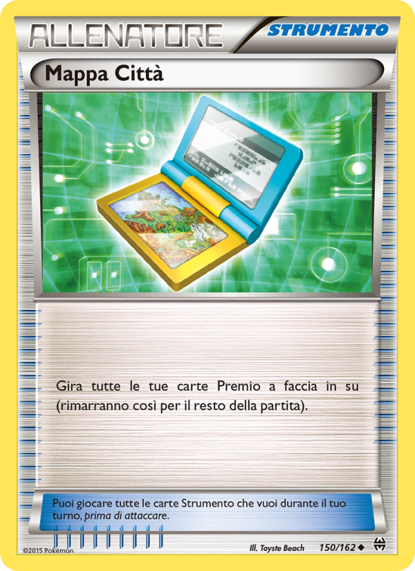 Mappa Città 150/165 — Turbo Blitz (Italian Pokémon TCG card)