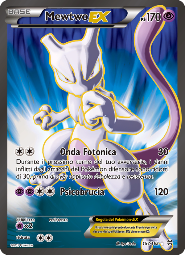 Mewtwo EX 157/165 — Turbo Blitz (Italian Pokémon TCG card)