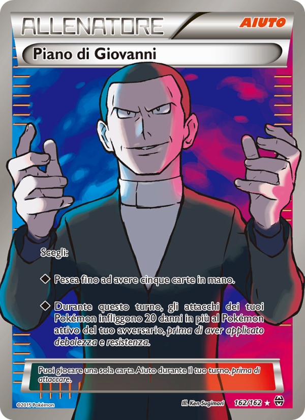Piano di Giovanni 162/165 — Turbo Blitz (Italian Pokémon TCG card)