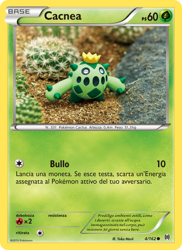 Cacnea 004/165 — Turbo Blitz (Italian Pokémon TCG card)